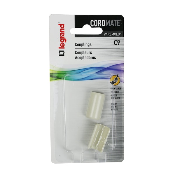 Cordmate Legrand Cordmate 2 3/4 in. D Plastic Electrical Conduit Coupling For AC/MC and RWFMC Cable 1 pk C9 - main